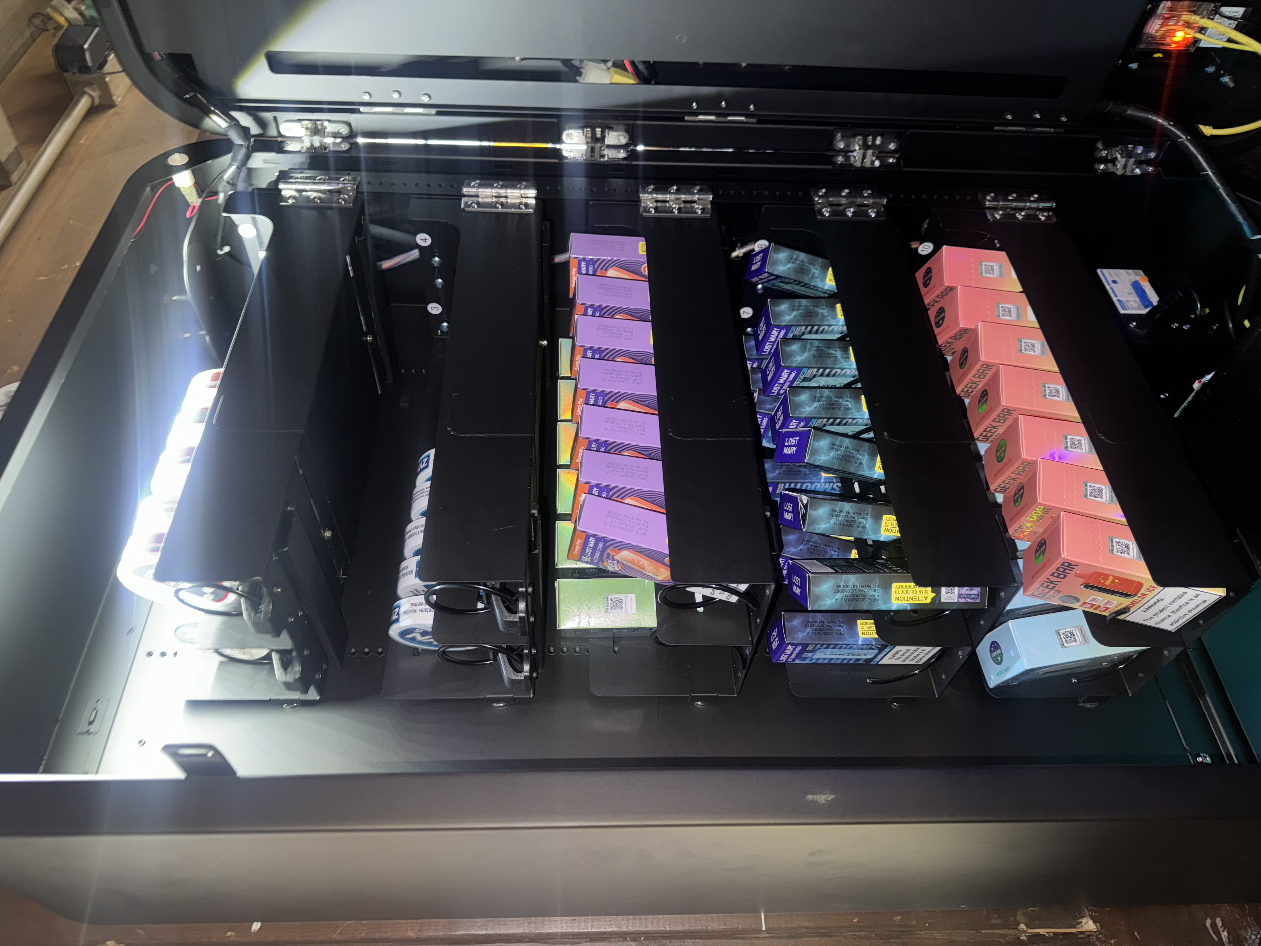 KWIGZ Vending Machine Interior