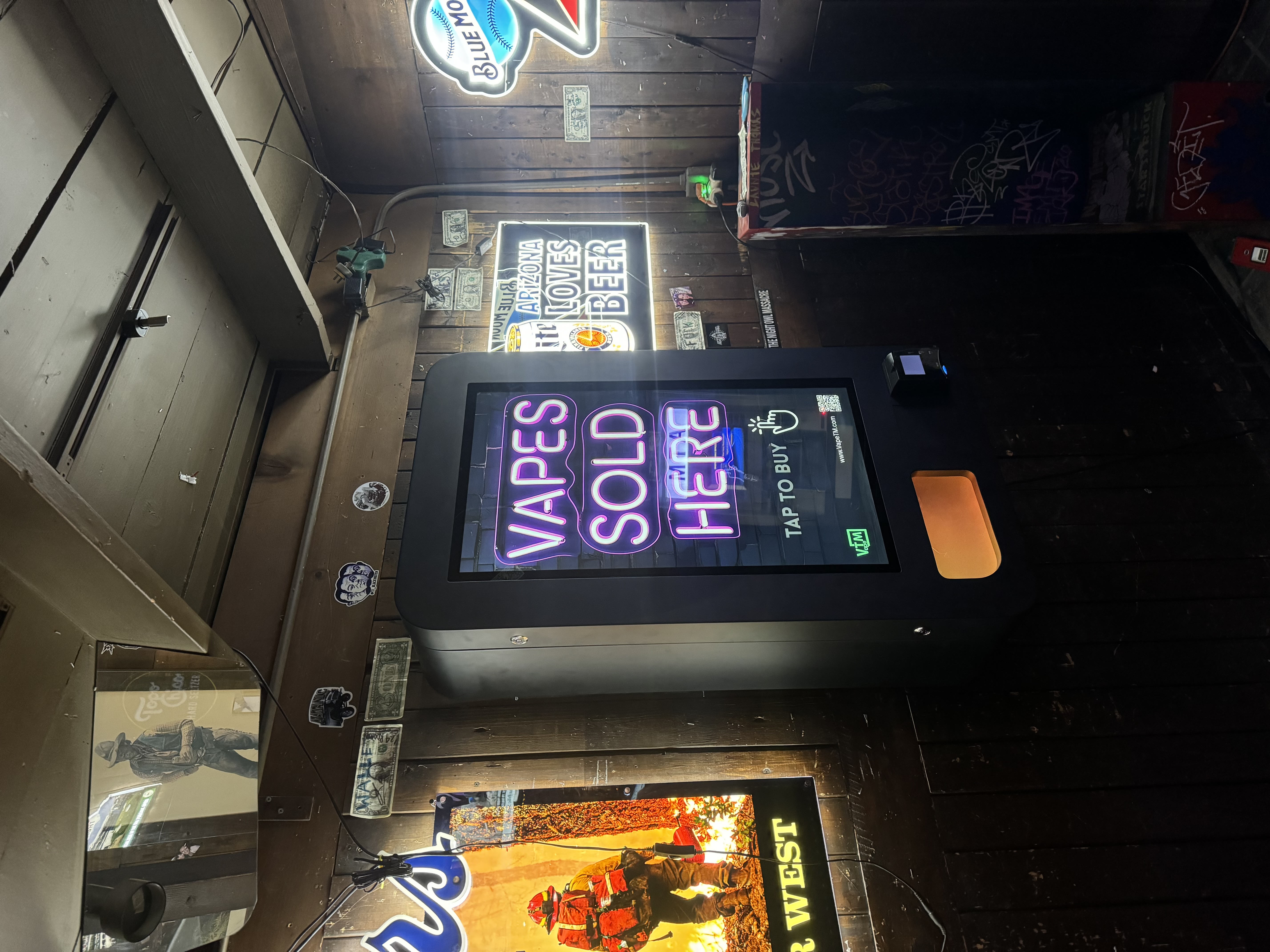 KWIGZ Vending Machine Installed